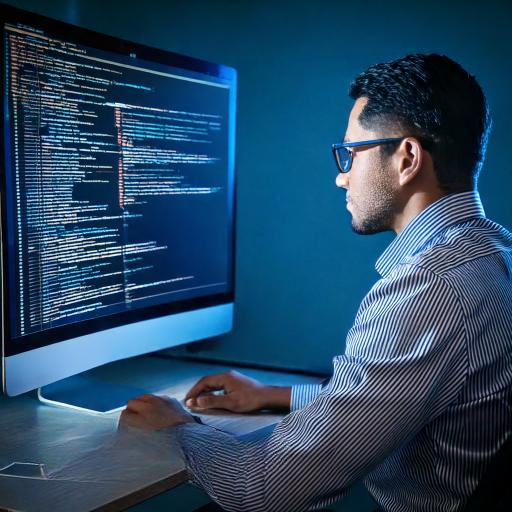 web developer coding